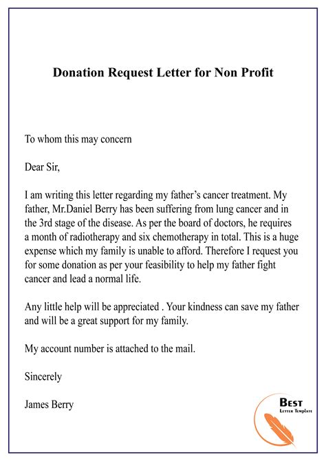 solicitation letter example|companies that donate to nonprofits.